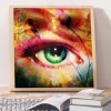 Eye Colorful World - Full Round Diamond - 30x30cm