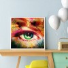 Eye Colorful World - Full Round Diamond - 30x30cm