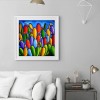Colorful Cactuse - Full Round Diamond - 30x30cm