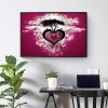 Full Drill Round Diamond Color Heart Tree Painting Kit DIY Diamond Picture