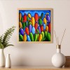 Colorful Cactuse - Full Round Diamond - 30x30cm