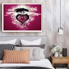 Full Drill Round Diamond Color Heart Tree Painting Kit DIY Diamond Picture