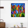 Colorful Cactuse - Full Round Diamond - 30x30cm