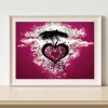 Full Drill Round Diamond Color Heart Tree Painting Kit DIY Diamond Picture