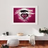 Full Drill Round Diamond Color Heart Tree Painting Kit DIY Diamond Picture