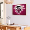 Full Drill Round Diamond Color Heart Tree Painting Kit DIY Diamond Picture