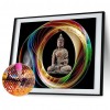 40x30cm Buddha - Full Round Diamond - 40x30cm