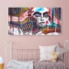 Graffiti Woman - Full Round Diamond - 85x45cm