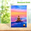 Buddha Statue  - Full Round Diamond - 30x40cm