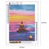 Buddha Statue  - Full Round Diamond - 30x40cm