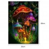 Gorgeous Mushroom - Full Round Diamond - 40x30cm