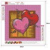 Love Heart - Full Diamond Painting - 30x30cm