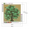 Tree - Full Round Diamond - 30x30cm