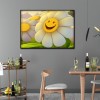 Smile Flower - Full Round Diamond - 30x40cm