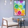 Colorful Oranges - Full Round Diamond - 30*40cm