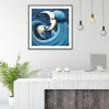 Moon - Full Round Diamond - 30x30cm