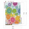 Colorful Oranges - Full Round Diamond - 30*40cm