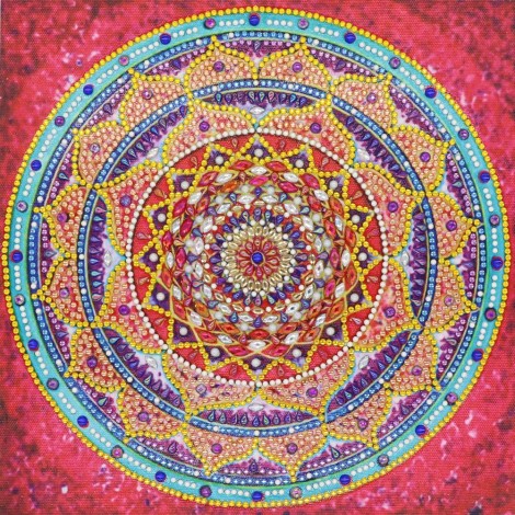Mandala - Special Shaped Diamond - 30x30cm