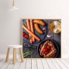 Yummy Food - Full Diamond Painting - 30x30cm