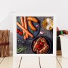 Yummy Food - Full Diamond Painting - 30x30cm