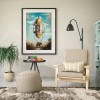 Square Elephant and Dove - Full Square Diamond - 40x50cm