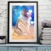 Letter in A Bottle - Full Round Diamond - 30x40cm