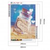 Letter in A Bottle - Full Round Diamond - 30x40cm