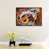 Guitar - Full Round Diamond - 35*45cm