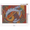 Guitar - Full Round Diamond - 35*45cm