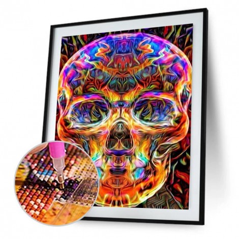 Skull - Full Diamond Painting - 30x40cm