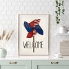 Canvas Full Round Diamond Painting Kite DIY Rhinestone Wall Picture Craft