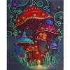 Color Mushroom - Special Shaped Diamond - 30x25cm