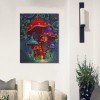 Color Mushroom - Special Shaped Diamond - 30x25cm