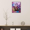 Butterfly in Book - Special Shaped Diamond - 25x30cm