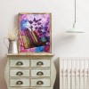Butterfly in Book - Special Shaped Diamond - 25x30cm