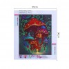 Color Mushroom - Special Shaped Diamond - 30x25cm
