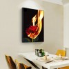 Burning Rose - Full Round Diamond - 30x40cm