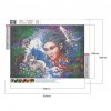 Snowman And Wolf - Full Round Diamond - 40*30cm