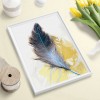 Feather - Full Round Diamond - 40x60cm