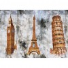Diamond Painting European Towers Full Round Resin Rhinestone Wall Picture