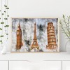 Diamond Painting European Towers Full Round Resin Rhinestone Wall Picture