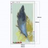 Feather - Full Round Diamond - 40x60cm