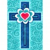 Cross  - Full Round Diamond - 30x40cm