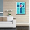 Cross  - Full Round Diamond - 30x40cm
