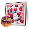 Bear-Round Diamond-30*30CM