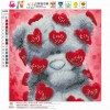 Bear-Round Diamond-30*30CM