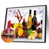 Rose Wine - Partial Round Diamond -
