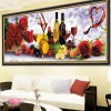 Rose Wine - Partial Round Diamond -