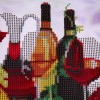 Rose Wine - Partial Round Diamond -