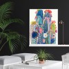 Cactus - Full Round Diamond - 30x40cm